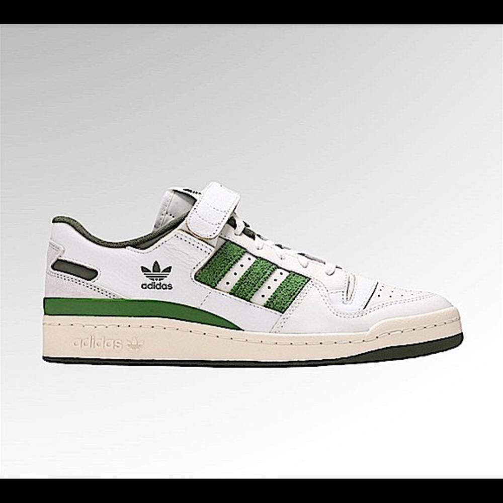 🔥NIB🔥 mens ADIDAS FORUM 84 LOW ‘white crew green’ OG 🚨SOLDOUT SHOE🚨